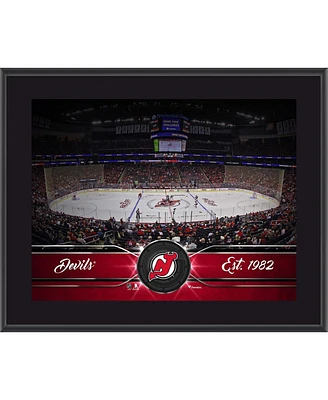 New Jersey Devils 10.5" x 13" Sublimated Team Plaque