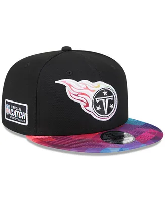 Men's New Era Black Tennessee Titans 2023 Nfl Crucial Catch 9FIFTY Snapback Hat