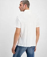 Guess Men's Regular-Fit Textured Shirt