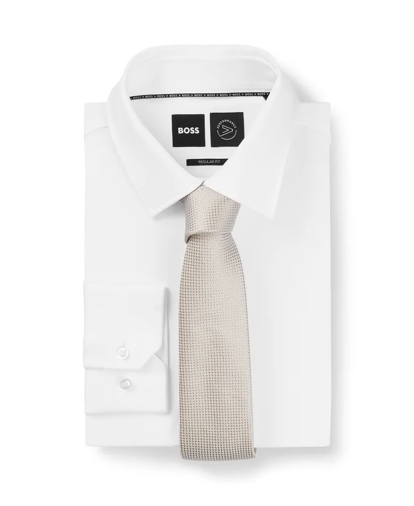Boss by Hugo Men's All-Over Jacquard Pattern Tie