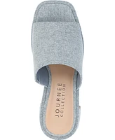 Journee Collection Women's Bessa Slip On Platform Sandals