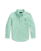 Polo Ralph Lauren Toddler and Little Boys Striped Cotton Poplin Shirt