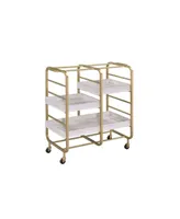 Simplie Fun Vorik Serving Cart