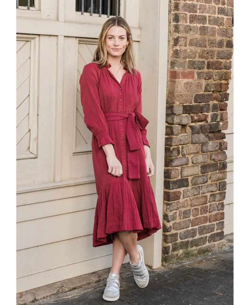 Women's Vivianne Dress Cranberry
