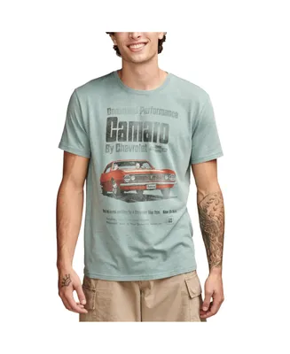 Lucky Brand Men's Short Sleeves Camaro Ad T-shirt