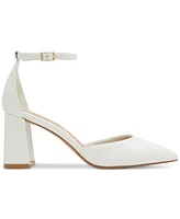 Aldo Women's Jan Pointed Toe Ankle-Strap Block-Heel Sandals