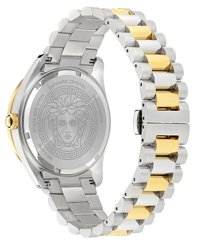 Versace Men's Swiss Two-Tone Stainless Steel Bracelet Watch 42mm