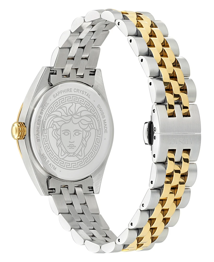 Versace Women's Swiss Two-Tone Stainless Steel Bracelet Watch 36mm