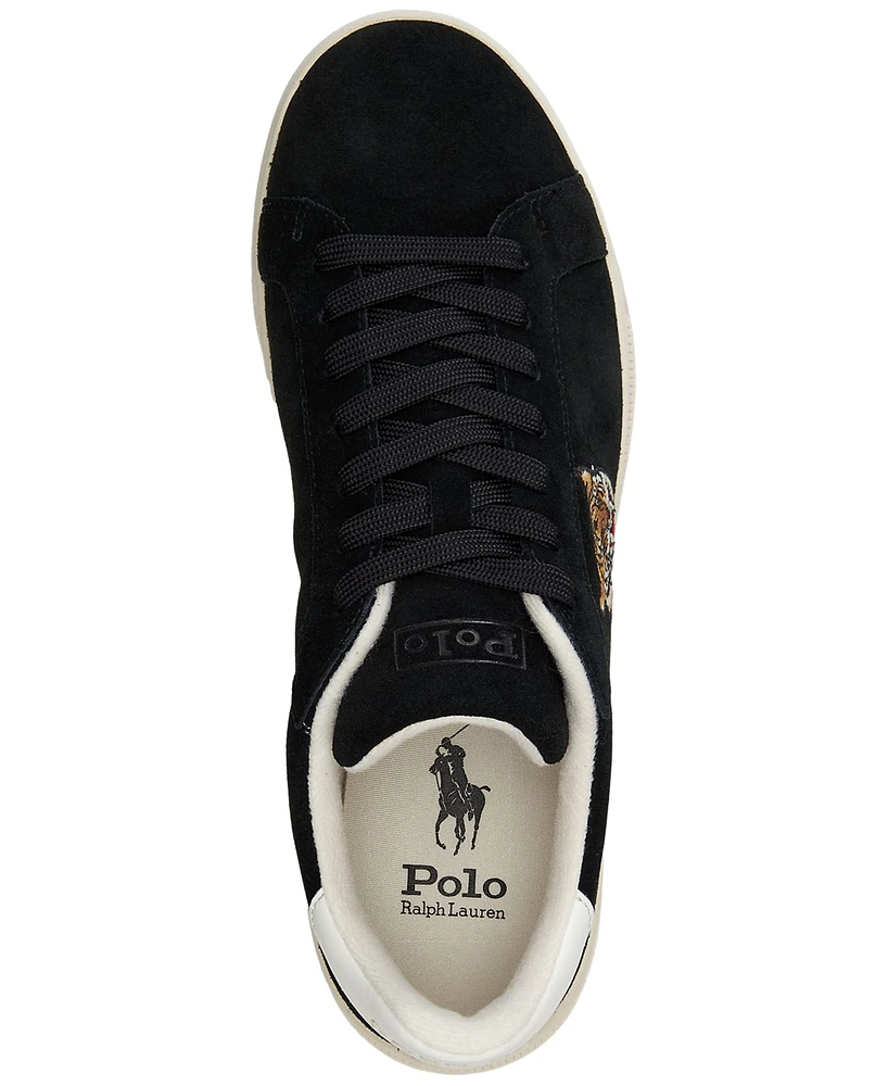 Polo Ralph Lauren Men's Heritage Court Ii Tiger Suede Sneaker