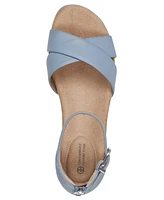 Giani Bernini Women's Eviee Memory Foam Wedge Sandals, Created for Macy's