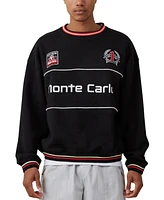 Cotton On Men's Box Fit Graphic Crew Sweater