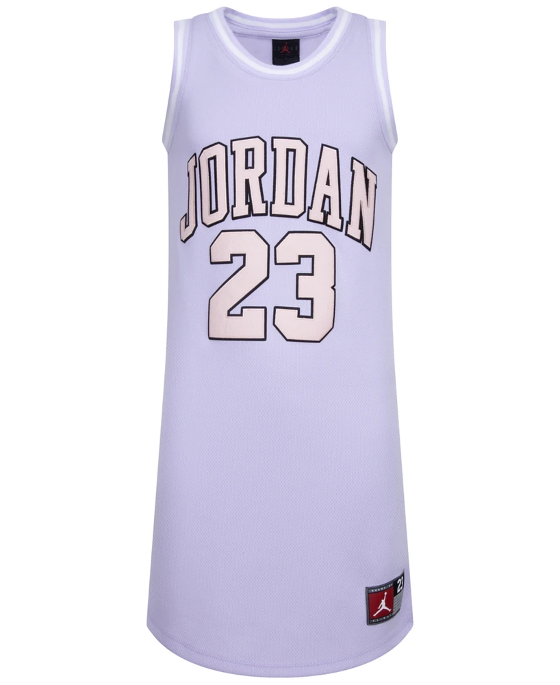 Jordan Big Girls 23 Jersey Sleeveless Mesh Dress