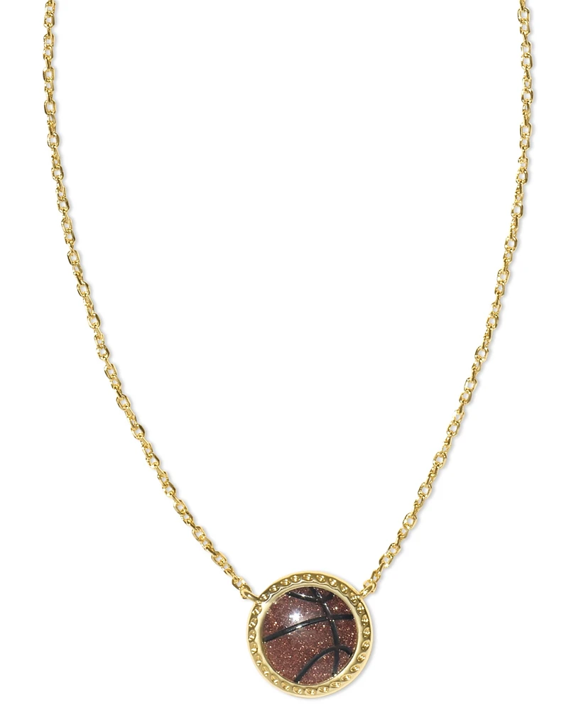 Kendra Scott Sports Ball 19" Adjustable Pendant Necklace