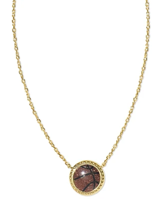 Kendra Scott Sports Ball 19" Adjustable Pendant Necklace