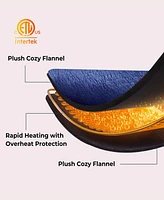 Unikome Plush and Cozy Flannel Electric Oversized Throw, 62" x 84"