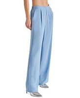 Steve Madden Women's Payton Wide-Leg Crepe Pants