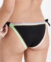 Ferrarini x Pq Crochet-Trim Bikini Bottoms, Created for Macy's