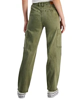 Dollhouse Juniors' Wide-Leg Mid-Rise Pants