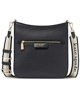 kate spade new york Hudson Small Pebbled Leather Messenger Crossbody