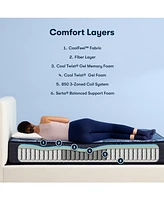 Serta Perfect Sleeper Dazzling Night 12" Medium Hybrid Mattress