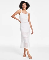 Bar Iii Women's Crochet Bodycon Dress, Created for Macy's