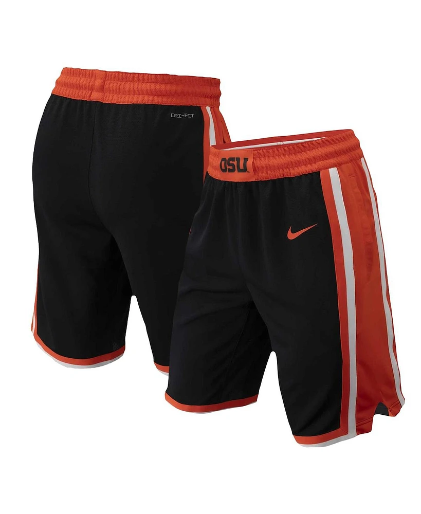 Men's Nike Black Oregon State Beavers Replica Performance Basketball Shorts