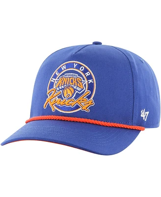 Men's '47 Brand Blue New York Knicks Ring Tone Hitch Snapback