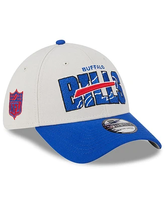 Men's New Era Stone, Royal Buffalo Bills 2023 Nfl Draft 39THIRTY Flex Hat