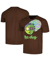 Men's and Women's Freeze Max Brown Rick Morty T-shirt