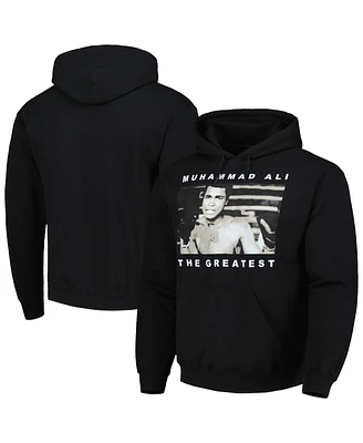 Men's and Women's Muhammad Ali Black Graphic Pullover Hoodie