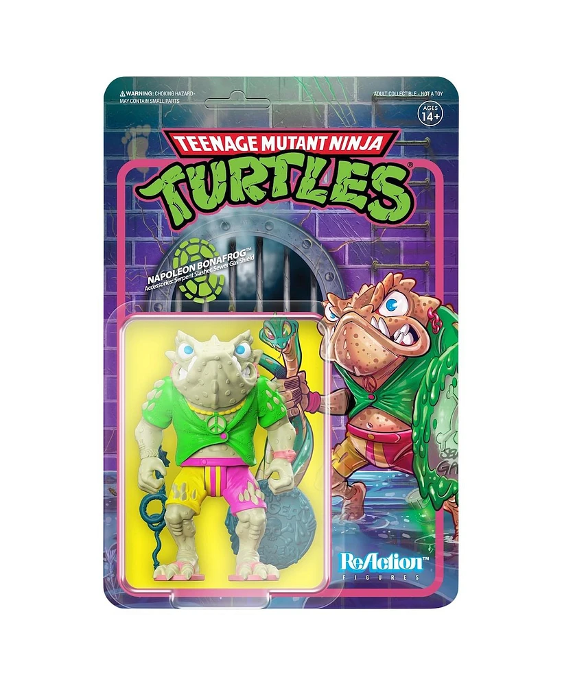 Super 7 Napoleon Bonafrog Teenage Mutant Ninja Turtles ReAction Figure - Wave 6