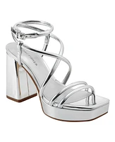 Marc Fisher Women's Gimie Block Heel Strappy Dress Sandals