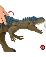 Jurassic World Ruthless Rampagin Allosaurus Dinosaur Toy with Attack Sound