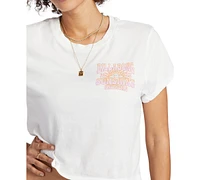 Billabong Juniors' Dream All Day Graphic Cropped T-Shirt
