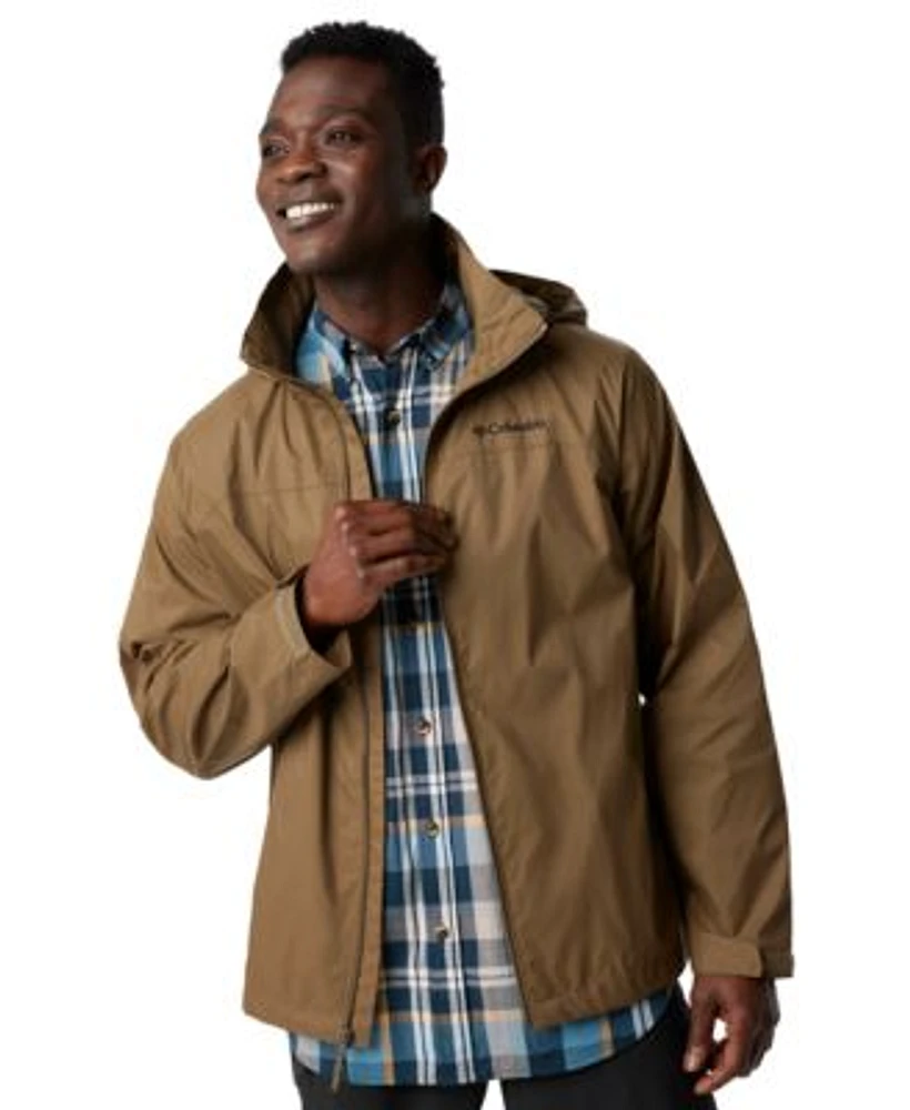 Mens Columbia Glennaker Lake Rain Jacket With A Classic Rapid River Short Sleeve Shirt