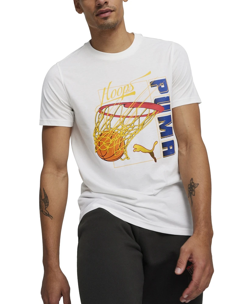 Puma Men's Swished Regular-Fit Logo Graphic T-Shirt