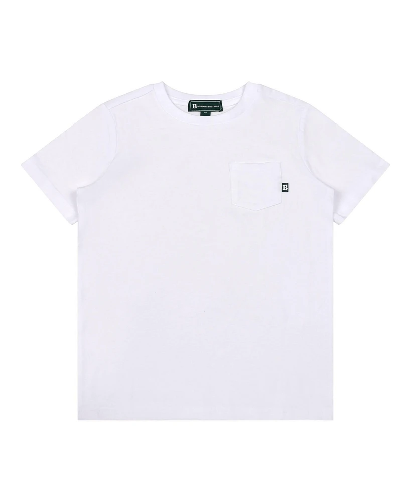 Brooks Brothers Big Boys Short Sleeve Pocket T-shirt