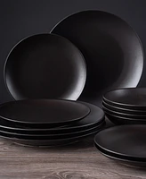 Porto by Stone Lain Semplice Stoneware Full Dinnerware Set, Pcs