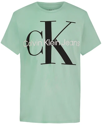 Calvin Klein Big Boys Monologo Short Sleeve T-shirt