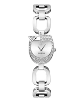 Women's Analog Silver Steel Watch 22mm