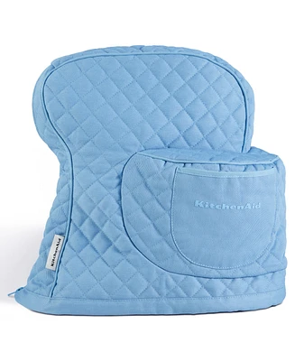 KitchenAid Fitted Tilt-Head Solid Stand Mixer Cover with Storage Pocket, Quilted, 14.37" x 18" x 10"