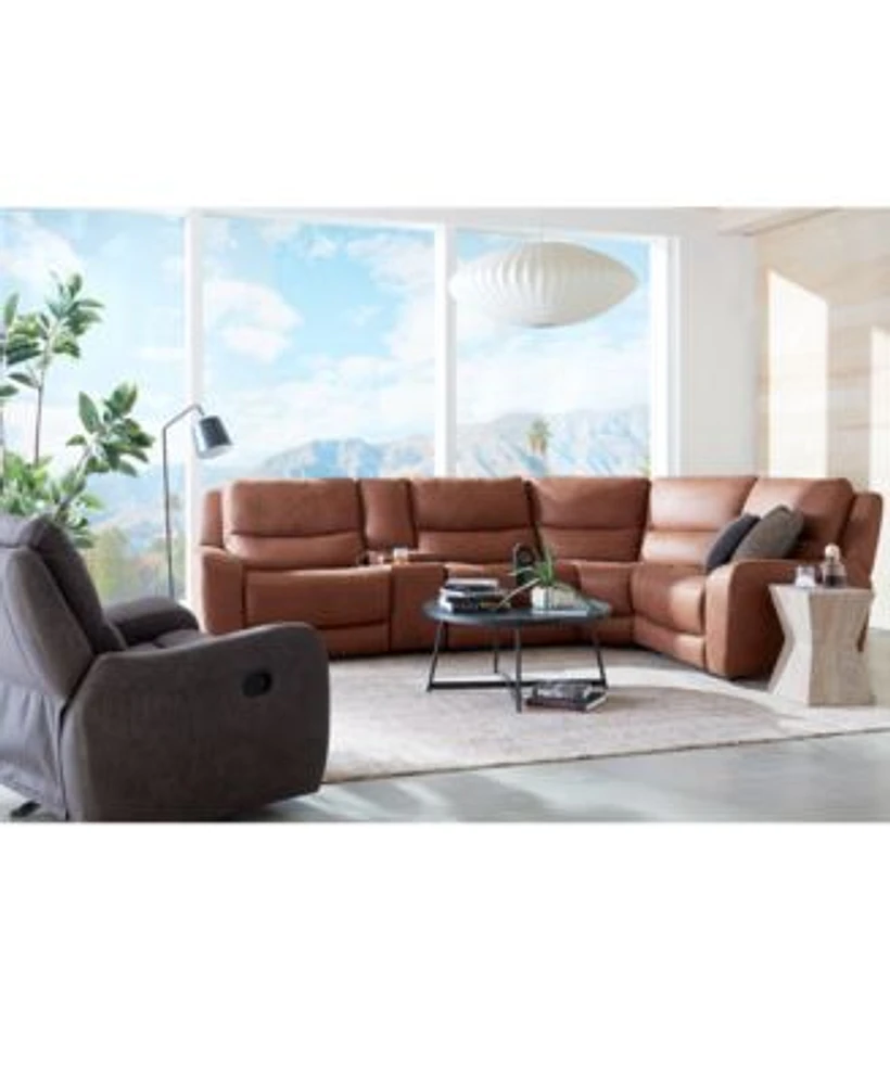 Tanico Fabric Sectional Collection Created For Macys