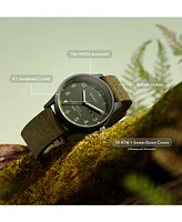 Mvmt Men's Field Automatic Green Canvas Strap Watch 42mm