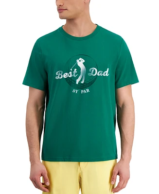 Club Room Men's Best Dad By Par Regular-Fit Graphic T-Shirt, Created for Macy's