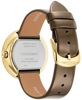 Salvatore Ferragamo Women's Swiss Patent Leather Strap Watch 35mm