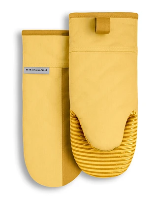 KitchenAid Beacon Two-Tone Oven Mitt 2-Pack Set, 5.75" x 13"