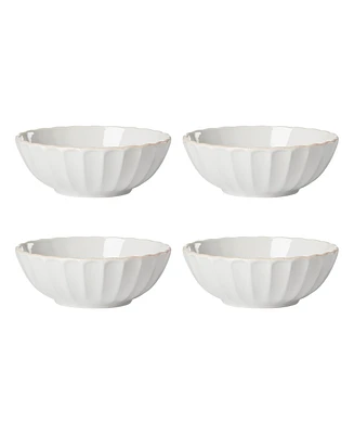 Lenox French Perle Scallop Bowls, Set of 4