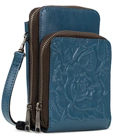 Patricia Nash Albertine Small Leather Phone Crossbody