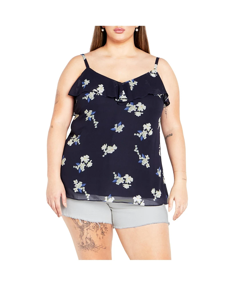 Plus Nicole Print Cami