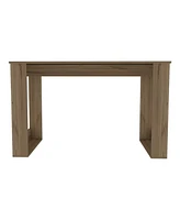 Simplie Fun Oviedo 120 Writing Desk, Four Legs - Light Oak